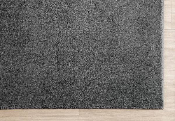 Teppich Relax waschbar Anti-Rutsch Anthrazit - 240 x 340 cm
