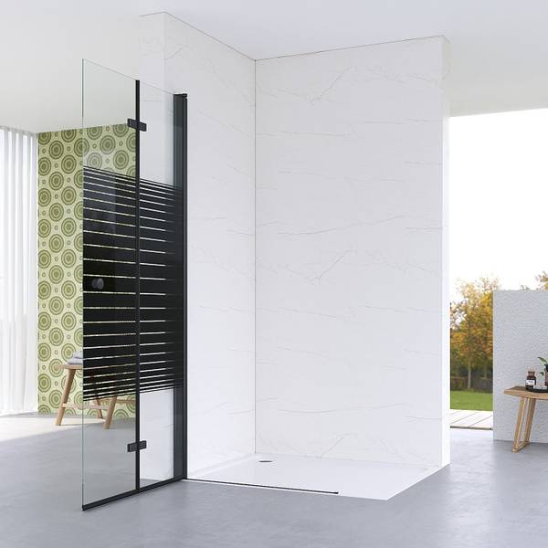 Falttür Duschwand Walk-In NIMES Breite: 85 cm