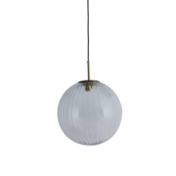 Hängeleuchte Magdala Grau - Durchmesser Lampenschirm: 40 cm