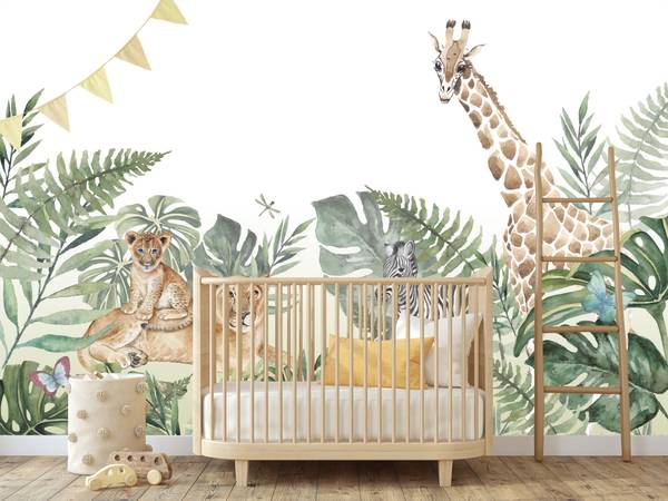 Vlies-Fotobehang Wilde DIEREN Planten 400 x 280 x 280 cm