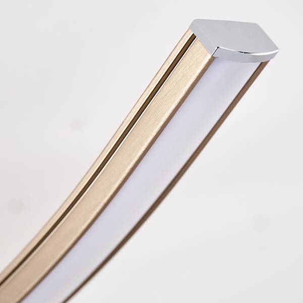 Deckenleuchte Pella Silber - Weiß - Aluminium - PVC - 13 x 8 x 45 cm