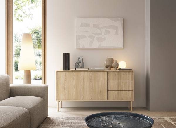 Sideboard TAVO Braun - Holzwerkstoff - 154 x 80 x 40 cm