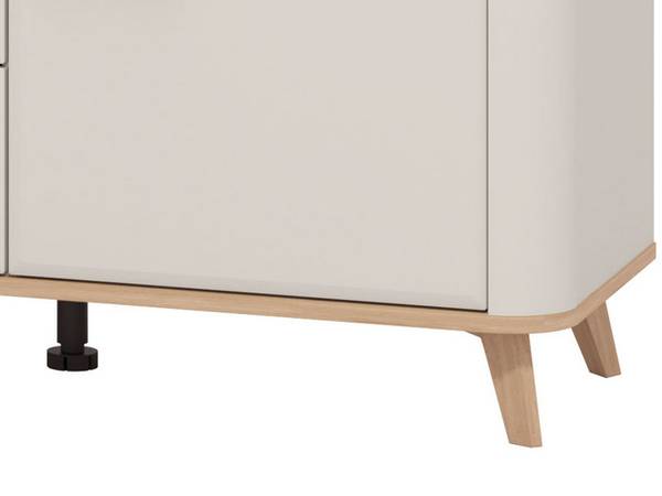TV-Möbel Gosaldo Beige - Holzwerkstoff - 40 x 53 x 180 cm