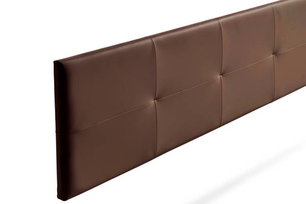 Hoofdbord ALTEA  A bruin - Breedte: 145 cm