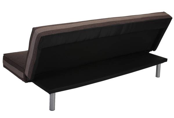 3-zitsbank  Ninove bruin - textiel - 177 x 78 x 90 cm