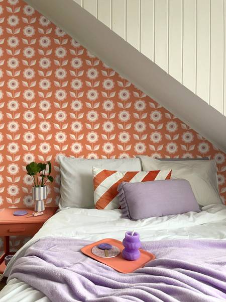 Tapete 131865 Pink - Papier - 50 x 900 x 50 cm