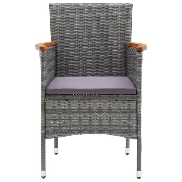 Garten-Essgruppe 3012262-1 (3-teilig) Braun - Grau