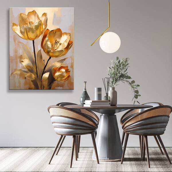 Wandbild tulpen glamour 40 x 60 cm