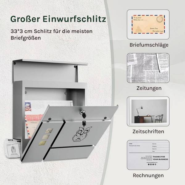 Briefkasten Romy Grau