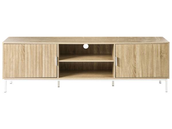 TV-Möbel ROYALLA Braun - Holzwerkstoff - 180 x 55 x 40 cm