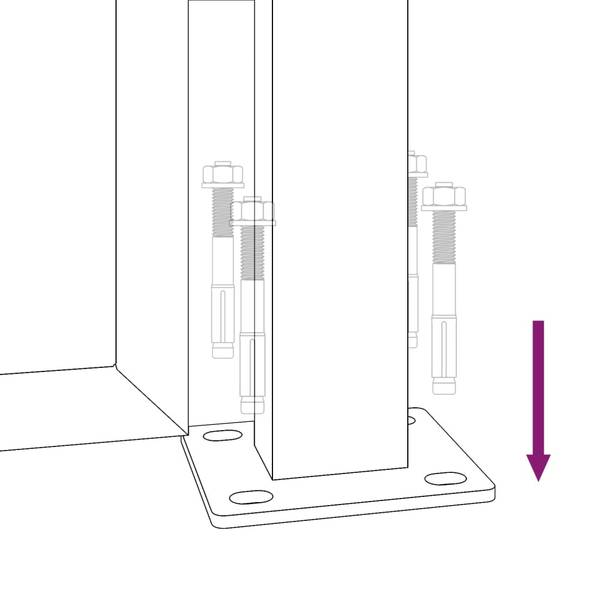 Gartentor XT6980 85 x 155 x 4 cm