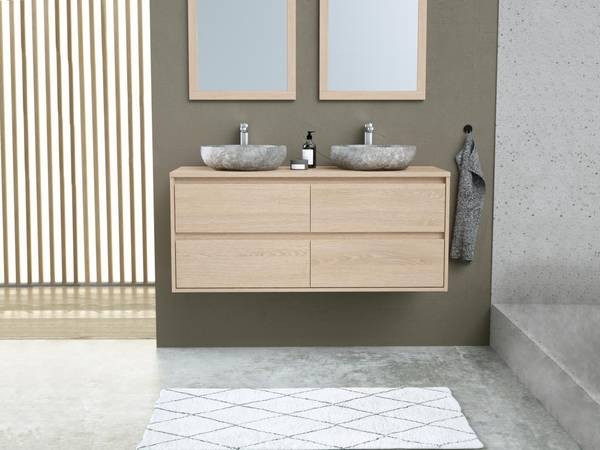 Doppelwaschtisch MILIPAM Tiefe: 120 cm