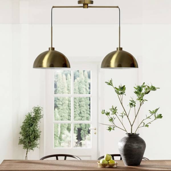 Pendelleuchte Br�cke Metall - 35 x 20 x 30 cm