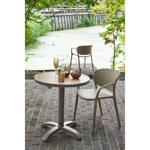 Chaises de jardin Bent lot de 2 Vert