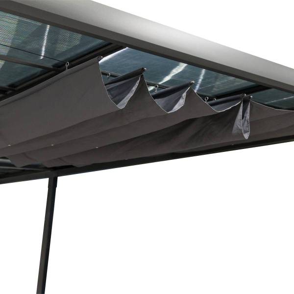 Pergola-Leinwand ENOLIE Grau - Metall - 190 x 1 x 285 cm