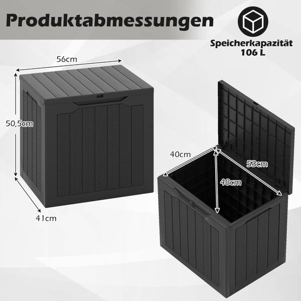 Gartenbox ZB34607 Schwarz