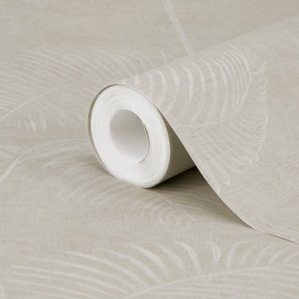 Vliestapete Palme deluxe Beige