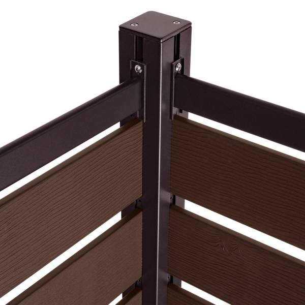 Aluminium afvalbakkenhek K57 bruin