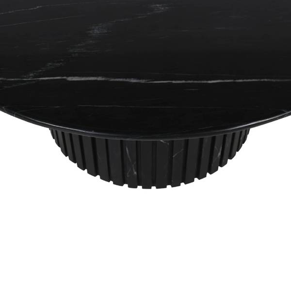 Couchtisch NEELIM Schwarz - Stein - 91 x 41 x 91 cm