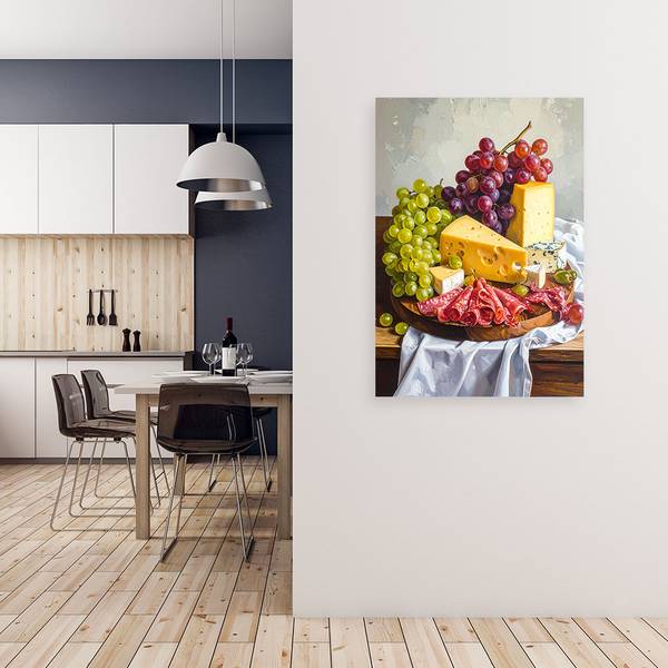 Canvas schilderij Eten 40 x 60 cm
