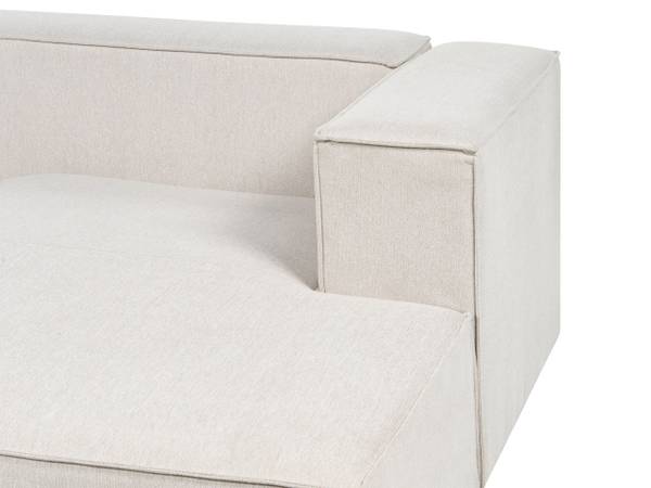 2-Sitzer Sofa VERNON Beige - Textil - 236 x 68 x 175 cm