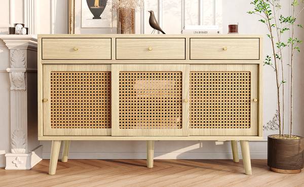 Sideboard O3128 Braun - Holzwerkstoff - 120 x 78 x 40 cm