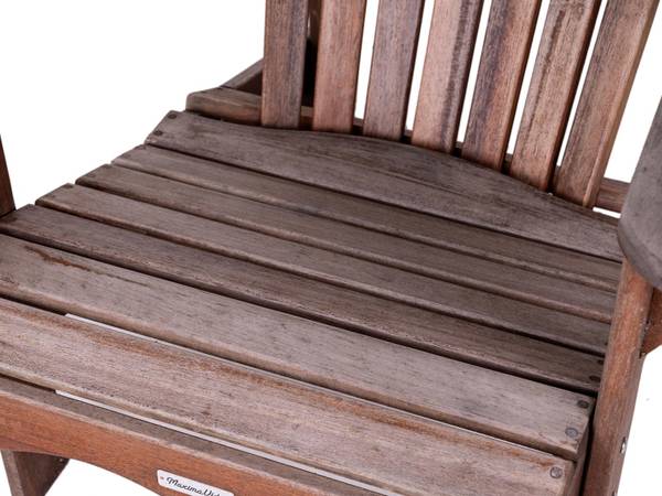 Adirondack Gartenstuhl Toronto geölt Braun - Mahagoni - 86 x 88 x 78 cm