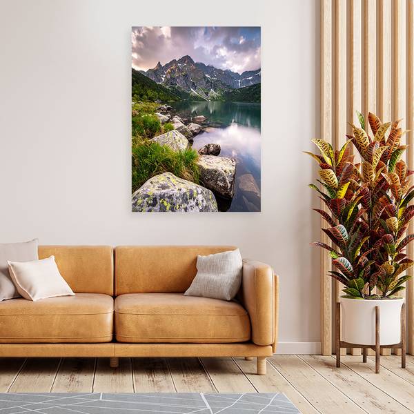 Wandbild Berge 70 x 100 cm