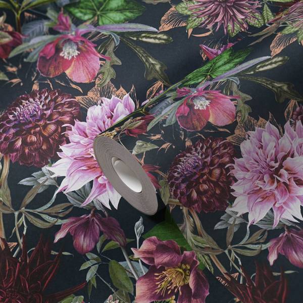 Vliestapete 381756-GU Schwarz - Kunststoff - 53 x 1 x 1005 cm