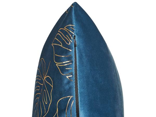 Dekokissen DELICIOSA 2-tlg Blau - Gold
