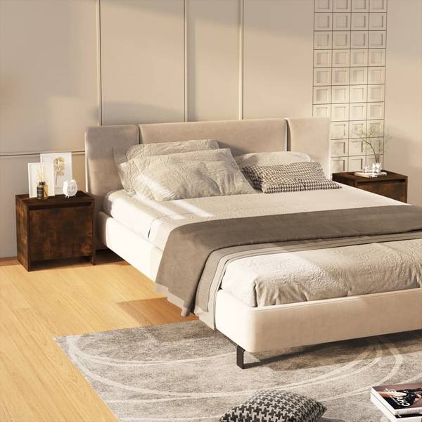 Nachttische 2er Set W928 Raucheiche Dekor