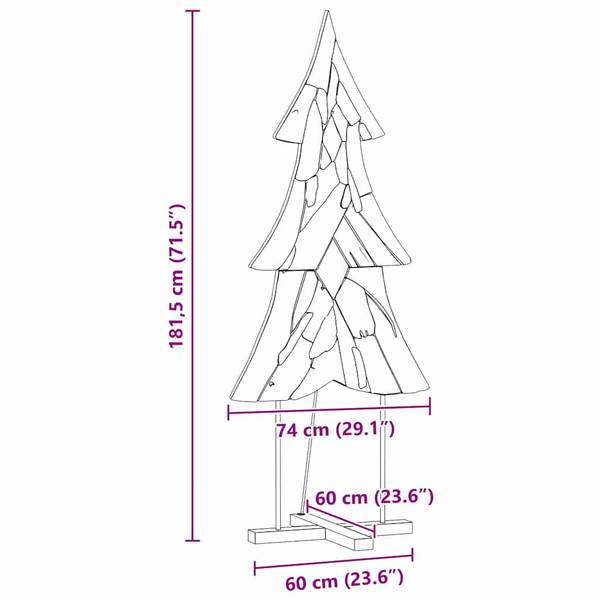 Décoration de Noël 3700000011 73 x 180 cm