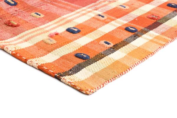 Tapis Jajim CCXXXII Rouge - Laine - 125 x 1 x 213 cm