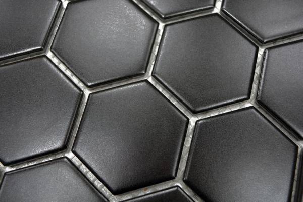 Mosaikfliesen 11B-0311 Schwarz - Keramik - 29 x 33 x 33 cm