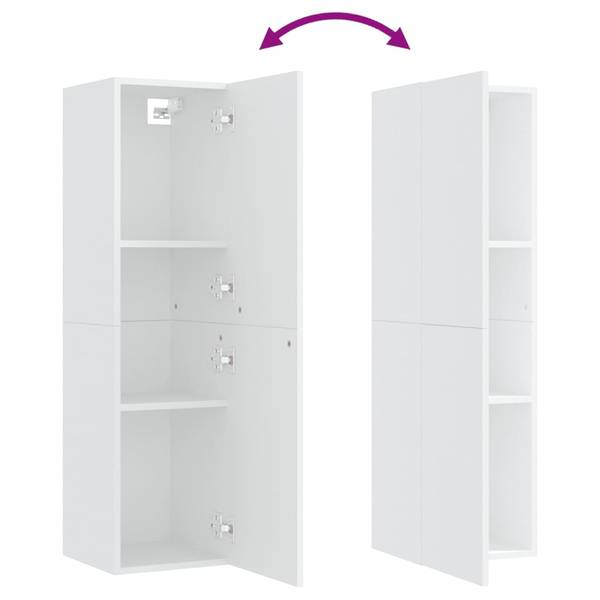 TV Schrank 3008685_3 Weiß - Höhe: 110 cm
