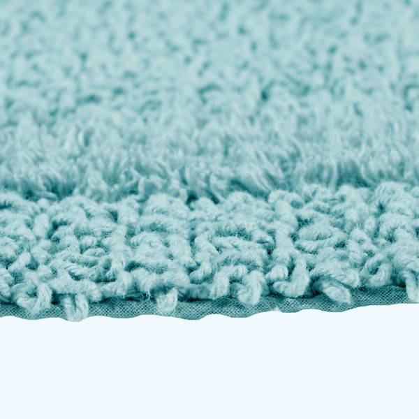 Badematte mit Wende-Design Türkis - 70 x 120 cm