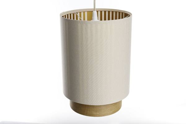 Hängeleuchte Duo Lami Line Beige - Gold