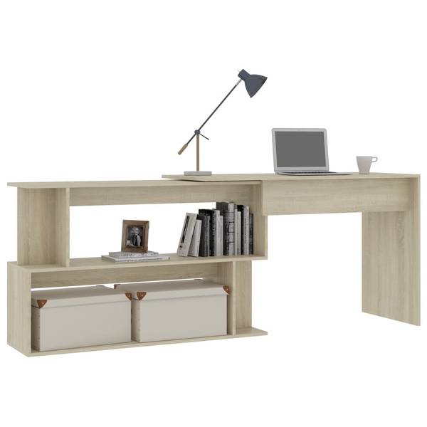 Bureau 3000642 bruin - plaatmateriaal op houtbasis - 50 x 76 x 200 cm