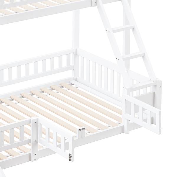 Etagenbett Maximilian I Weiß - Kiefer - 175 x 165 x 242 cm