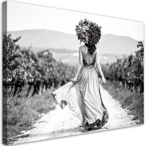Wandbild Frau 100 x 70 cm