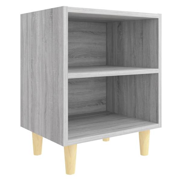 Nachttische 2er Set W856 Grau