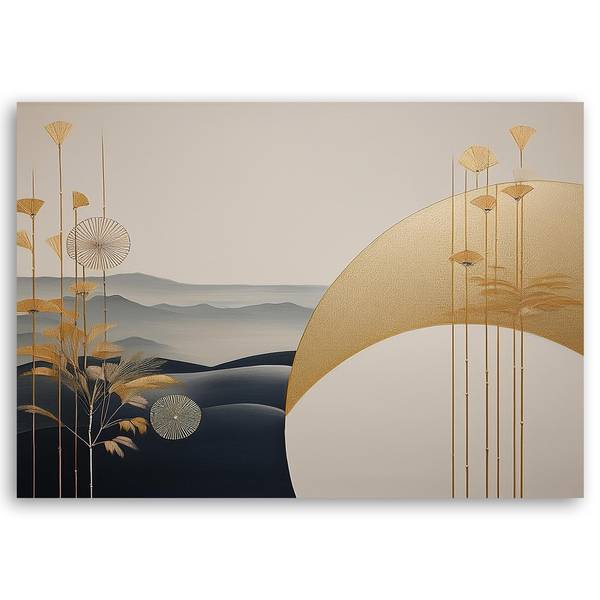 Wandbild boho-landschaft 100 x 70 cm