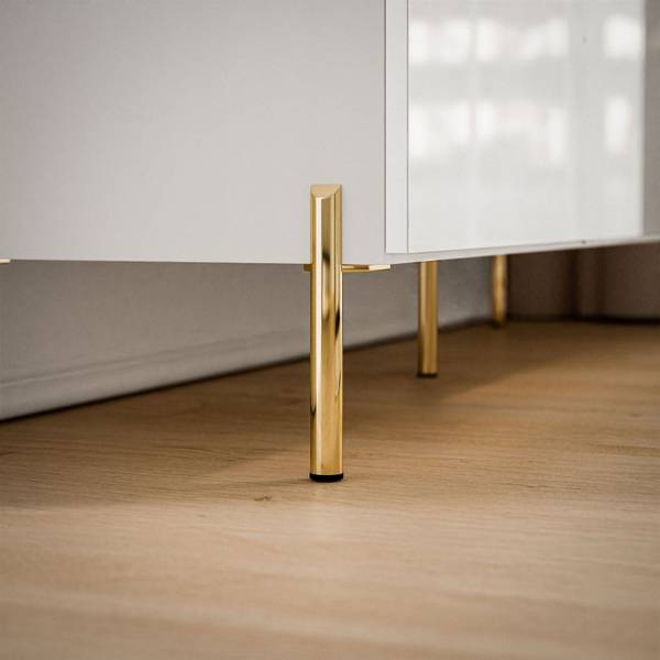 Kommode AURORA Weiß - Holzwerkstoff - 140 x 90 x 40 cm