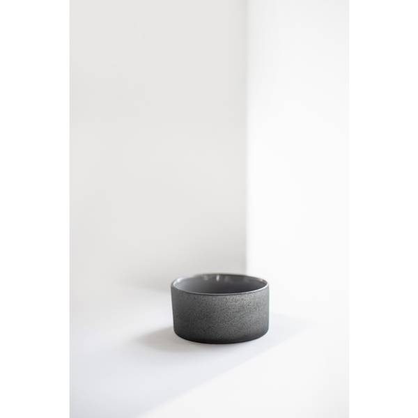 Schale TIME Grau - Porzellan - 9 x 5 x 9 cm
