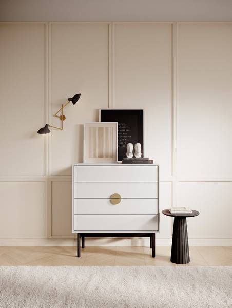Ladekast Stoon II wit