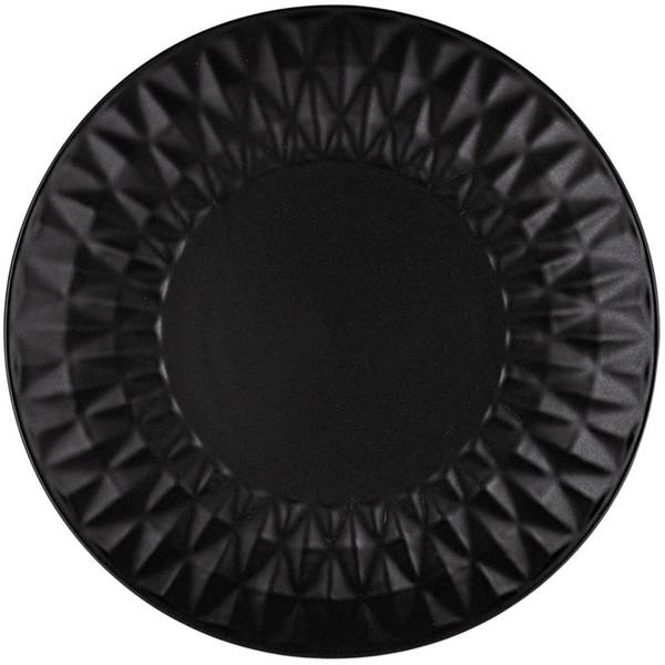 Dessertteller 10-141-121 Schwarz - Keramik - 20 x 2 x 20 cm