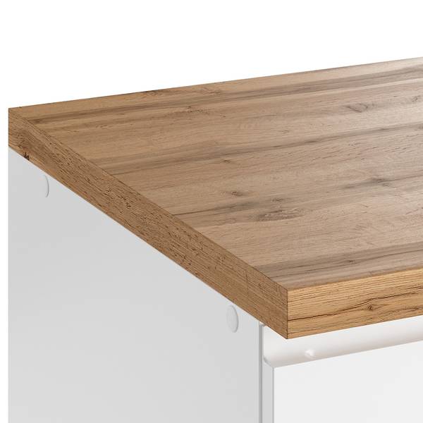 Küchenzeile MARSEILLE-03-14 9er-Set Weiß - Holzwerkstoff - 300 x 200 x 60 cm