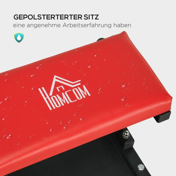 Mechanische rolstoel C20-054V00RD rood - metaal - 35 x 37 x 38 cm