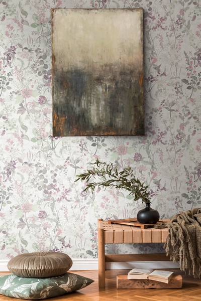 Vliestapete 388251-GU Weiß - Kunststoff - 53 x 1 x 1005 cm