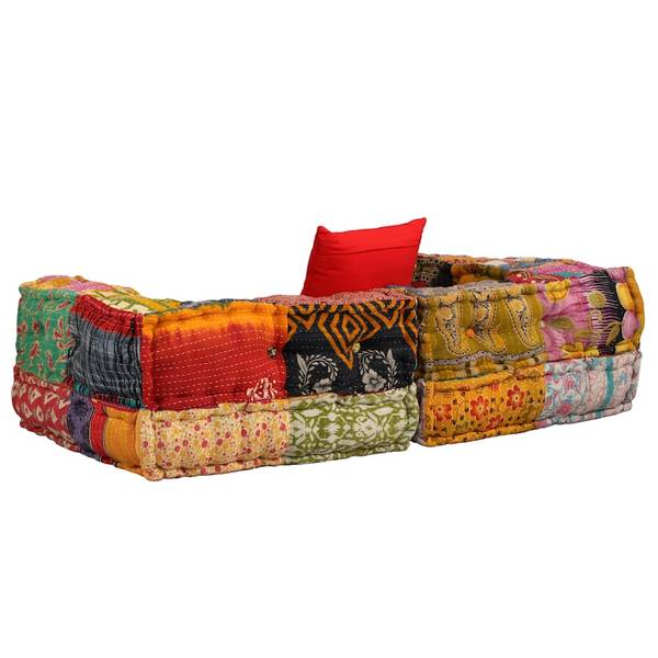 Modularer Pouf 297477-1 Polyester - 140 x 40 x 70 cm